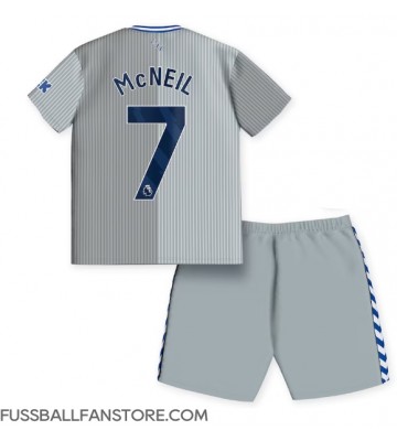 Everton Dwight McNeil #7 Replik 3rd trikot Kinder 2023-24 Kurzarm (+ Kurze Hosen)